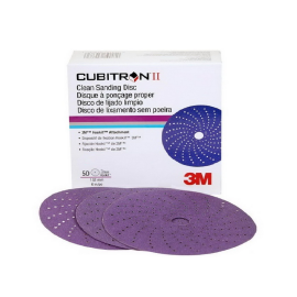 3M กระดาษทรายกลม 6นิ้ว สีม่วงรุ่นหลายรู